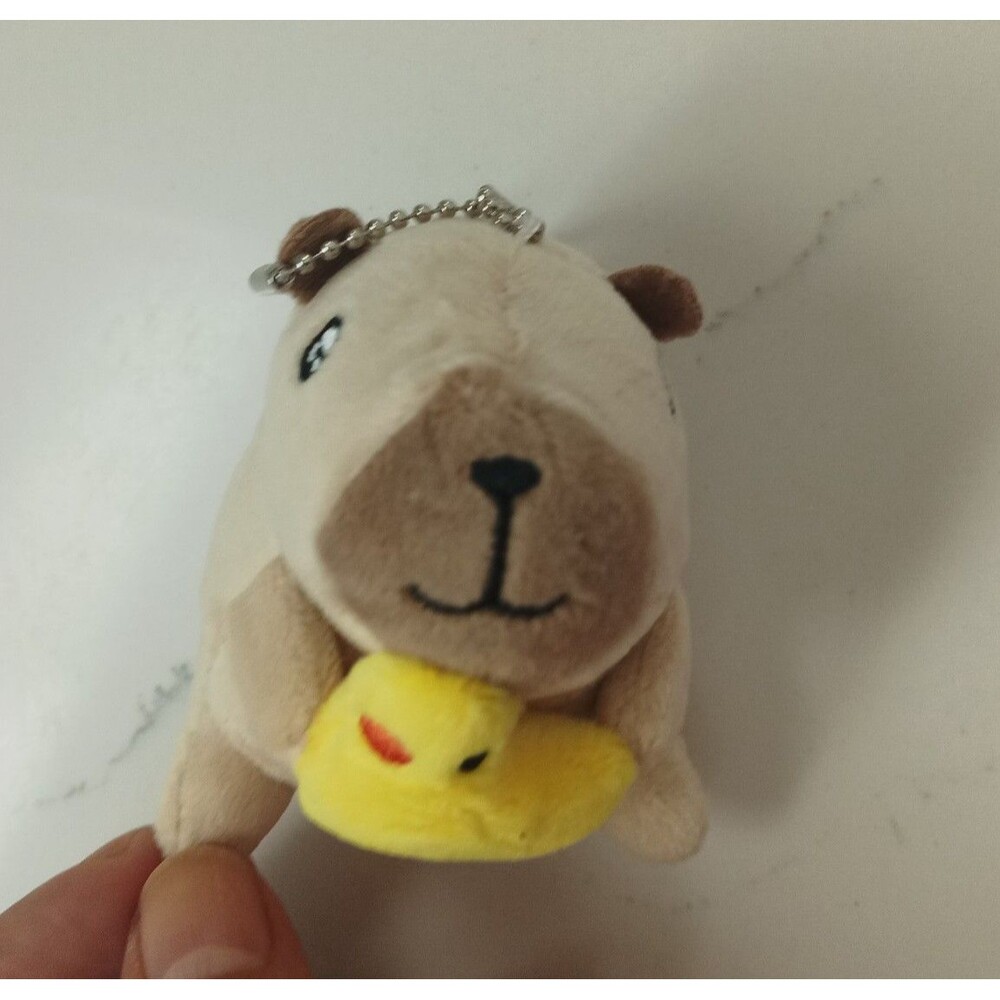 Capybara Plush mascot keychain - Picture 4 of 8